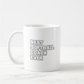 Beste Softball Coach ooit Koffiemok (Links)