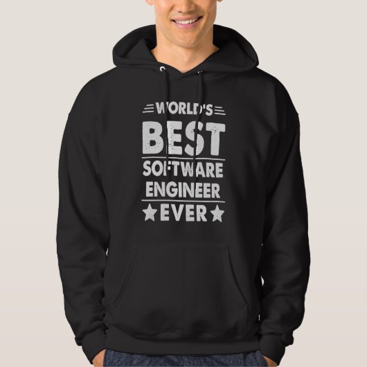 Beste software engineer aller tijden hoodie (Voorkant)