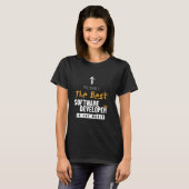 Beste softwareontwikkelaar Wereldsoftware met voll T-shirt (Voorkant volledig)