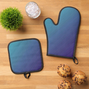 Beste Solid Color Silver gewatteerde hittebescherm Ovenwant & Pannenlap Set