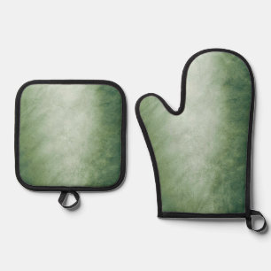 Beste Solid Color Silver gewatteerde hittebescherm Ovenwant & Pannenlap Set
