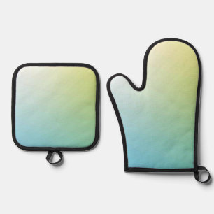Beste Solid Color Silver gewatteerde hittebescherm Ovenwant & Pannenlap Set