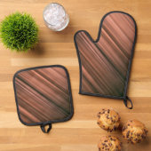 Beste Solid Color Silver gewatteerde hittebescherm Ovenwant & Pannenlap Set (Top down)