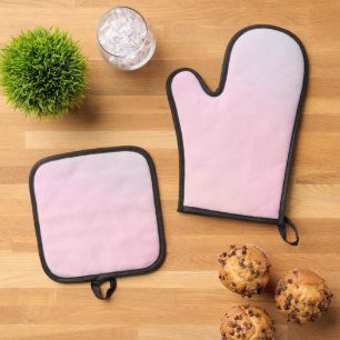Beste Solid Color Silver gewatteerde hittebescherm Ovenwant & Pannenlap Set
