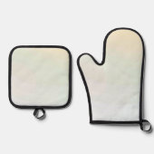 Beste Solid Color Silver gewatteerde hittebescherm Ovenwant & Pannenlap Set (Voorkant)