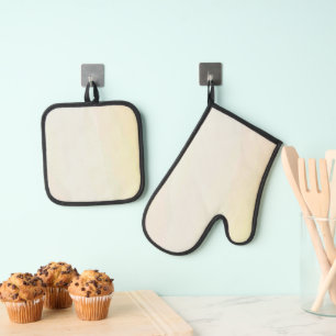 Beste Solid Color Silver gewatteerde hittebescherm Ovenwant & Pannenlap Set
