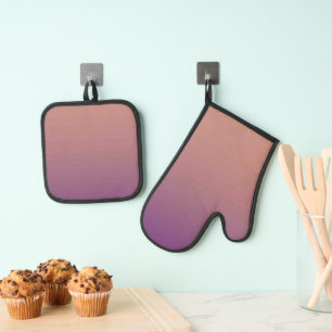 Beste Solid Color Silver gewatteerde hittebescherm Ovenwant & Pannenlap Set