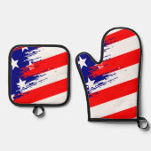 Beste Solid Color Silver gewatteerde hittebescherm Ovenwant & Pannenlap Set (Voorkant)