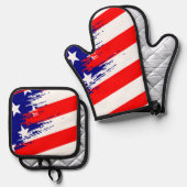 Beste Solid Color Silver gewatteerde hittebescherm Ovenwant & Pannenlap Set (Voorkant / Achterkant)