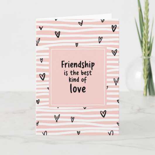 Beste Soort Vriendschaps Liefde Kaart (Voorkant)