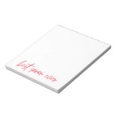 Beste sorteerserver | Delta Sorority Gifts Notitieblok (Linkerzijde)