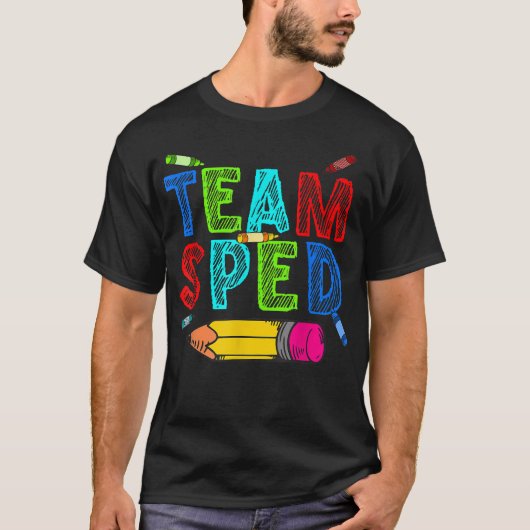 Beste speciale educatieve kunst voor mannen - spec t-shirt (Voorkant)
