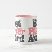 Beste Speler Award in Roze en Grijs Mok (Midden)