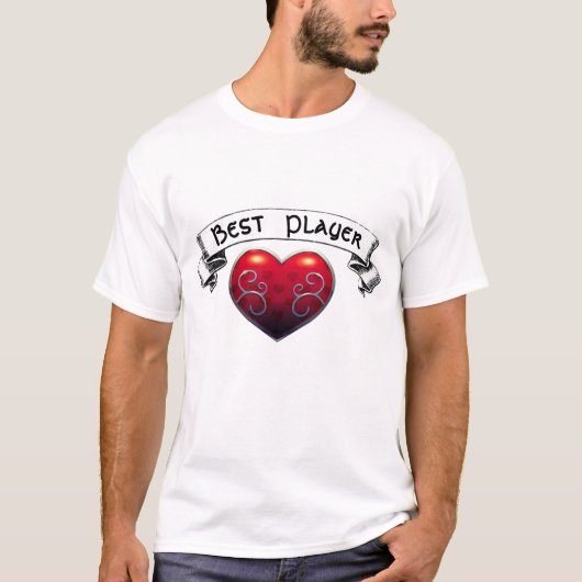 Beste speler in de stad t-shirt (Voorkant)