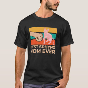 Beste Sphynx Mom Ooit Haarloze Kat Sphynx Kattenli T-shirt