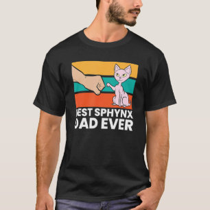 Beste Sphynx vader ooit grappige Sphynx kat vader T-shirt