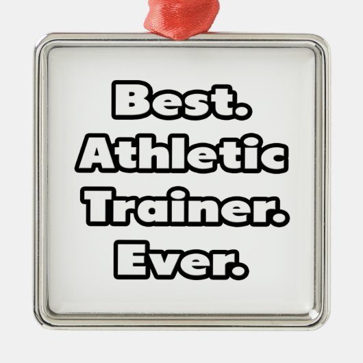 Beste. Sporttrainer. Ooit. Metalen Ornament (Voorkant)
