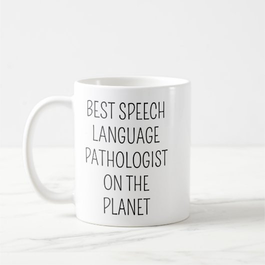 Beste spraaktaalpatholoog/logopedist koffiemok (Links)