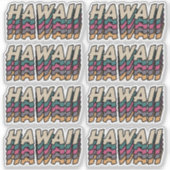 Beste stad om Hawaii te bezoeken - Naam stad Sticker (Voorkant)