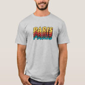 Beste stad om Parijs te bezoeken - Naam stad T-shirt (Voorkant)