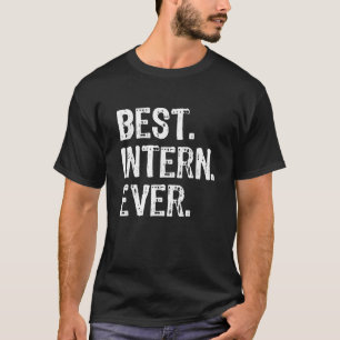 Beste stagiair ooit stage cool grappig t-shirt