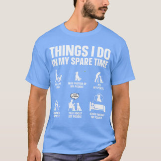 Beste Standaard Poodle-ontwerp voor mannen Vrouwen T-shirt