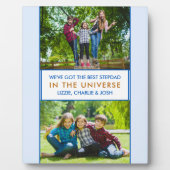 Beste Stepdad in het universum - Persoonlijk 2 Fot Fotoplaat (Voorkant)