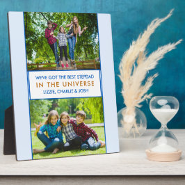 Beste Stepdad in het universum - Persoonlijk 2 Fot Fotoplaat