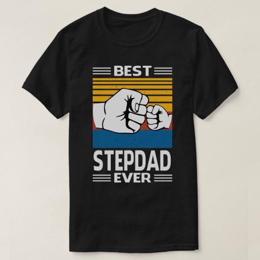 Beste STEPDAD ooit  Vaderdag T-shirt (Design voorkant)