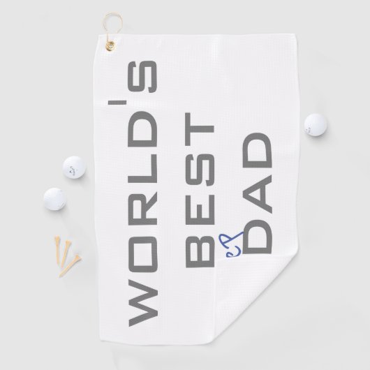 Beste Stepdad ter wereld Golfhanddoek (Insitu)