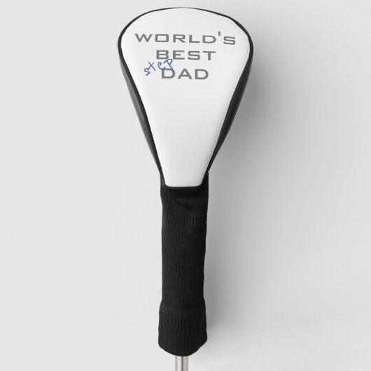 Beste Stepdad ter wereld Golfheadcover (Voorkant)