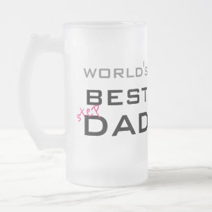 Beste Stepdad-Vaderdag ter wereld Matglas Bierpul