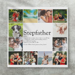 Beste Stepfather, Stepdad Definition 12 Foto Imitatie Canvas Print<br><div class="desc">Geef uw speciale stiefvader, stiefvader of papa twaalf favoriete foto's en gepersonaliseerde tekst om een unieke gave voor Vaderdag, verjaardagen, Kerstmis of elke dag te creëer die u wilt shows hoeveel hij voor u betekent. Een perfecte manier om hem te shows hoe geweldig hij elke dag is. Ontworpen door: Thisnotme©...</div>