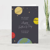 Beste ster in de Galaxy-Vaderdag Feestdagen Kaart (Voorkant)