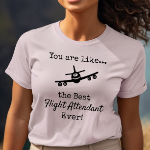 beste stewardess t-shirt