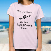  beste stewardess t-shirt