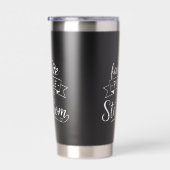 Beste stiefmoeder cadeau van een schattige samenge geïsoleerde drinkbeker (Rechts)