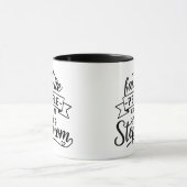 Beste stiefmoeder cadeau van een schattige samenge mok (Midden)