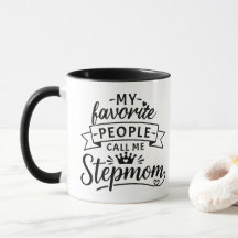 Beste stiefmoeder cadeau van een schattige samenge