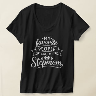 Beste stiefmoeder cadeau van samengestelde familie t-shirt