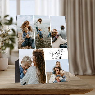 Beste stiefmoeder ooit Aangepaste foto collage  Fotoplaat