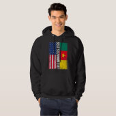 Beste stiefmoeder ooit Moederdag Kameroen Amerikaa Hoodie (Voorkant volledig)