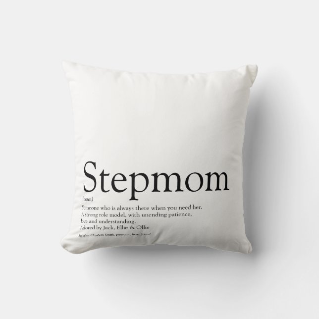 Beste stiefmoeder ter wereld, definitie stiefmoede kussen (Voorkant)