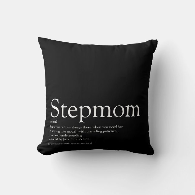 Beste stiefmoeder ter wereld, definitie stiefmoede kussen (Voorkant)