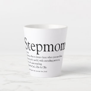Beste stiefmoeder ter wereld, definitie stiefmoede latte mok