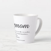 Beste stiefmoeder ter wereld, definitie stiefmoede latte mok (Rechterhoek)