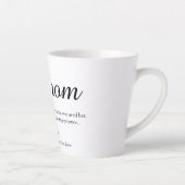 Beste stiefmoeder ter wereld, definitie stiefmoede latte mok (Rechts)