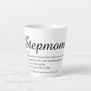Beste stiefmoeder ter wereld, definitie stiefmoede latte mok