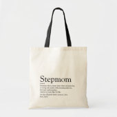 Beste stiefmoeder ter wereld Stiefmoeder Definitie Tote Bag (Voorkant)