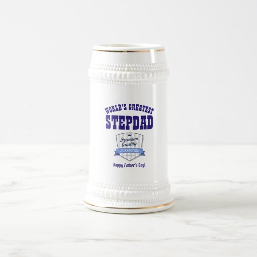 Beste STIEFPA op de Wereld - Vaderdag Cadeau Bierpul (Center)